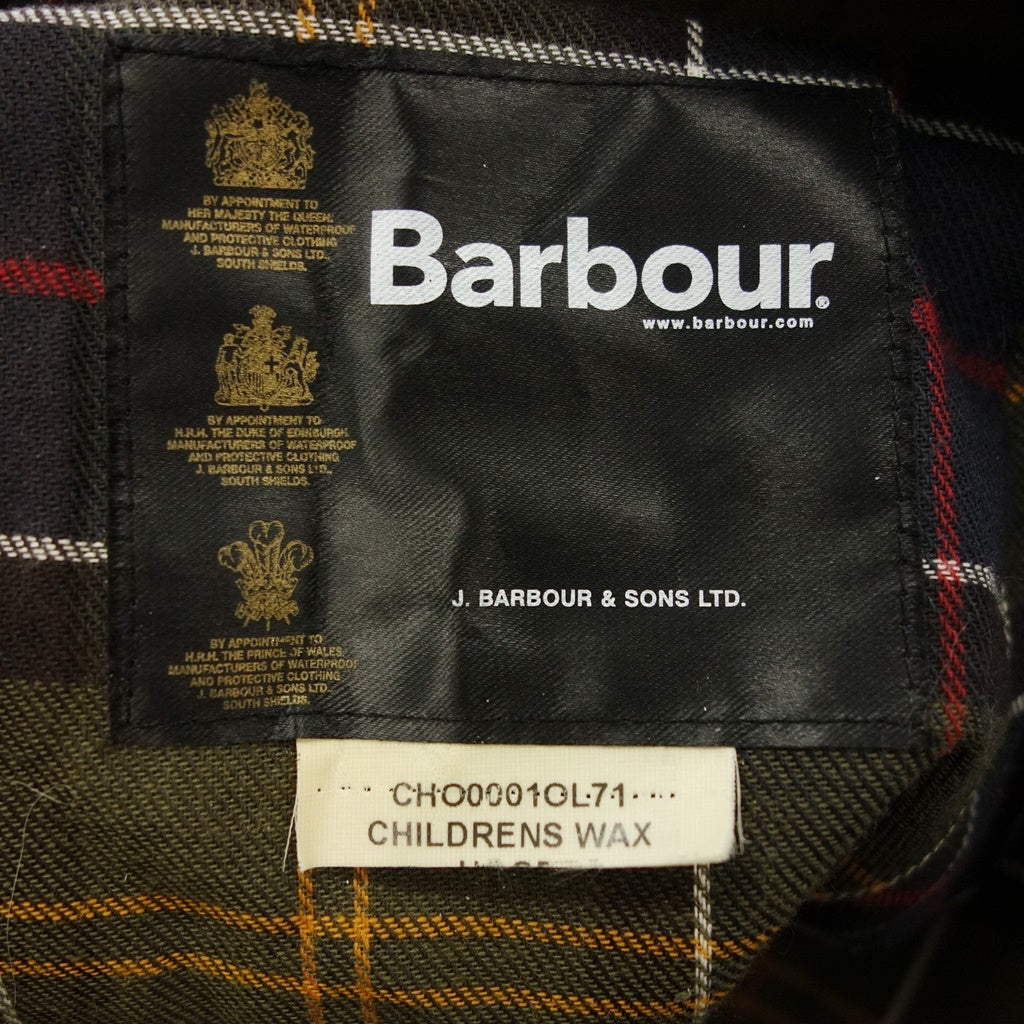 美品◆バブアー ジャケット ビデイル ボーイズ 純正ライナー付 メンズ XL カーキ Barbour【AFA6】