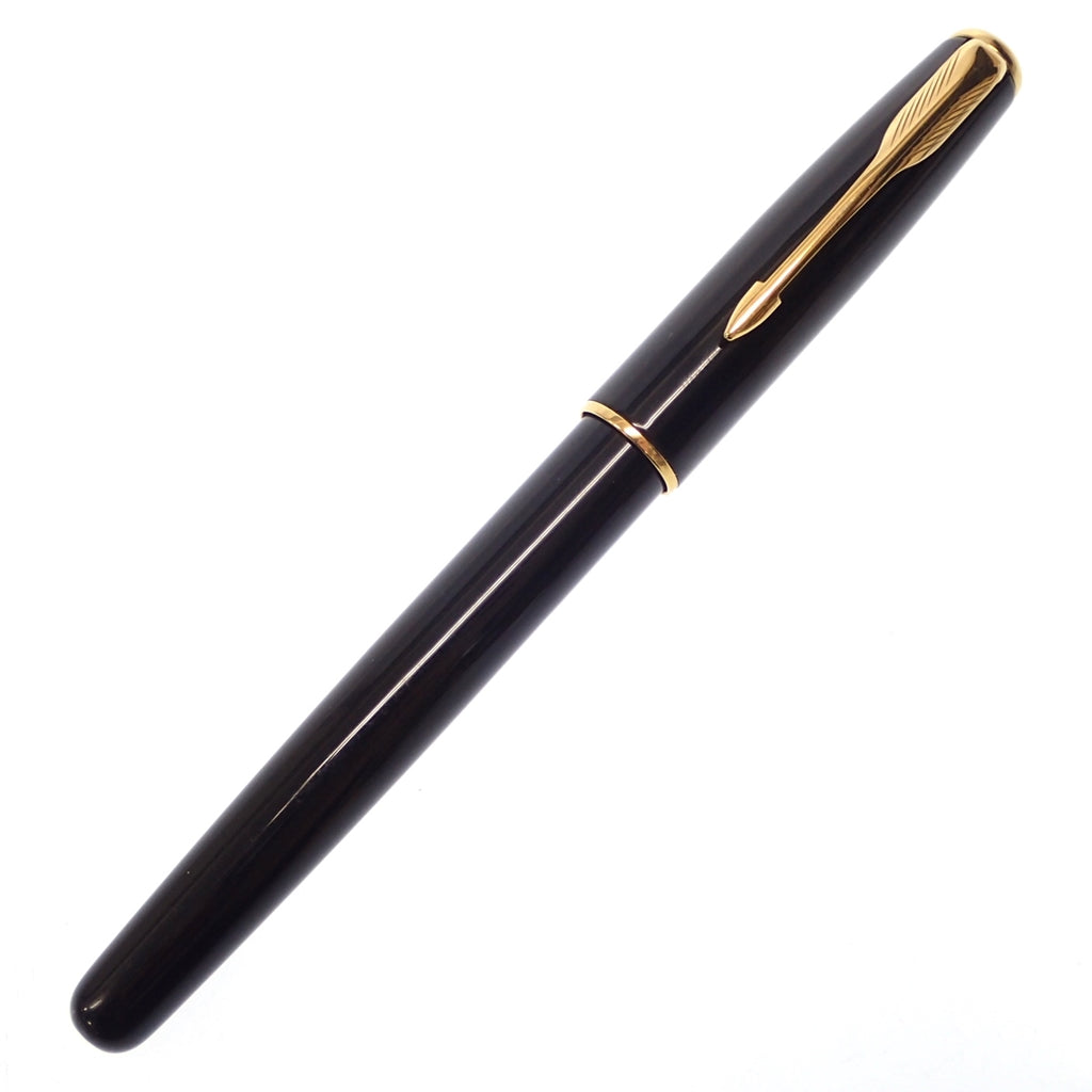 美品◆パーカー 万年筆 ソネット IIIT ペン先18K750 黒×ゴールド PARKER SONNET【AFI11】