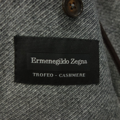 Ermenegildo Zegna 定制夹克 2B 羊毛和羊绒 男士 灰色 7-46C Ermenegildo Zegna [AFA10] [二手] 