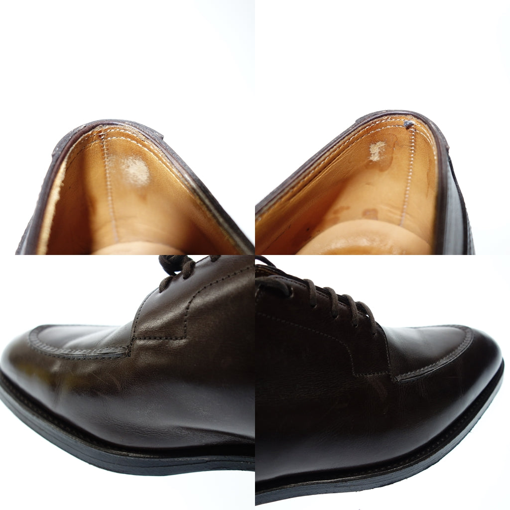 状况良好◆John Lobb 皮鞋 U Tip Chambord 男式 8.5 棕色 JOHN LOBB [AFD8] 