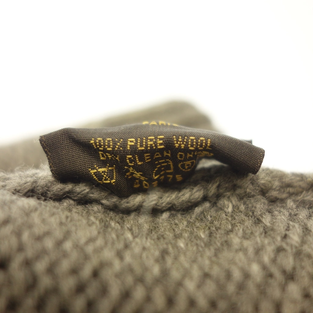 二手 Louis Vuitton 针织帽 100% 羊毛 灰色 LOUIS VUITTON [AFI20] 