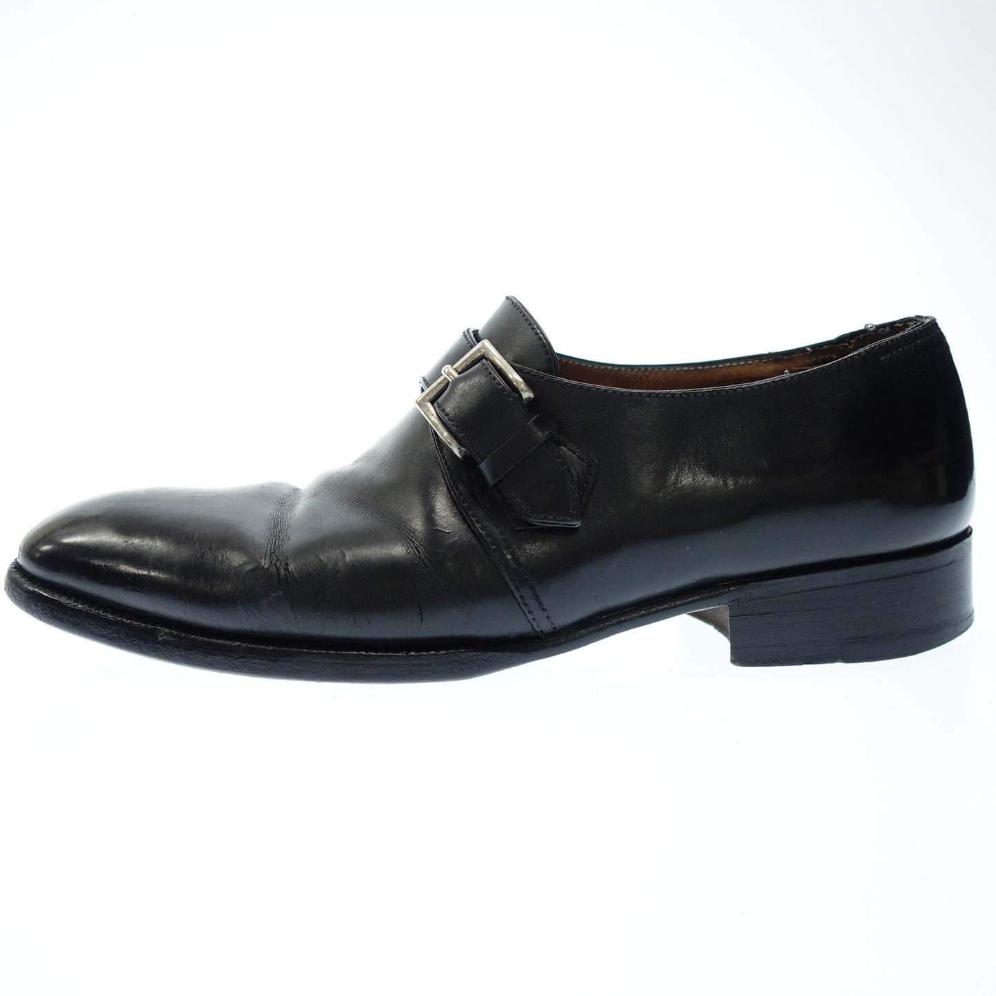 二手 ◆John Lobb Single Monk MATTA 男式 5 黑色 JOHN LOBB [LA] 