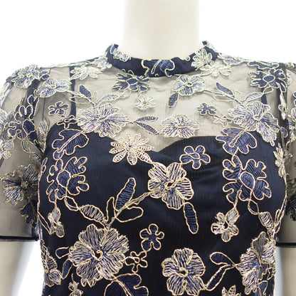 Very beautiful item◆LiLyBrown Floral Pattern Dress Women's Size 1 Navy LiLyBrown [AFB4] 