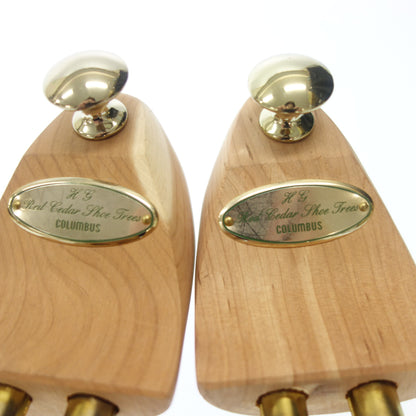 Good condition ◆ [Set] Columbus Shoe Tree Men's 40 Set of 2 Wooden COLUMBUS [AFD10] 