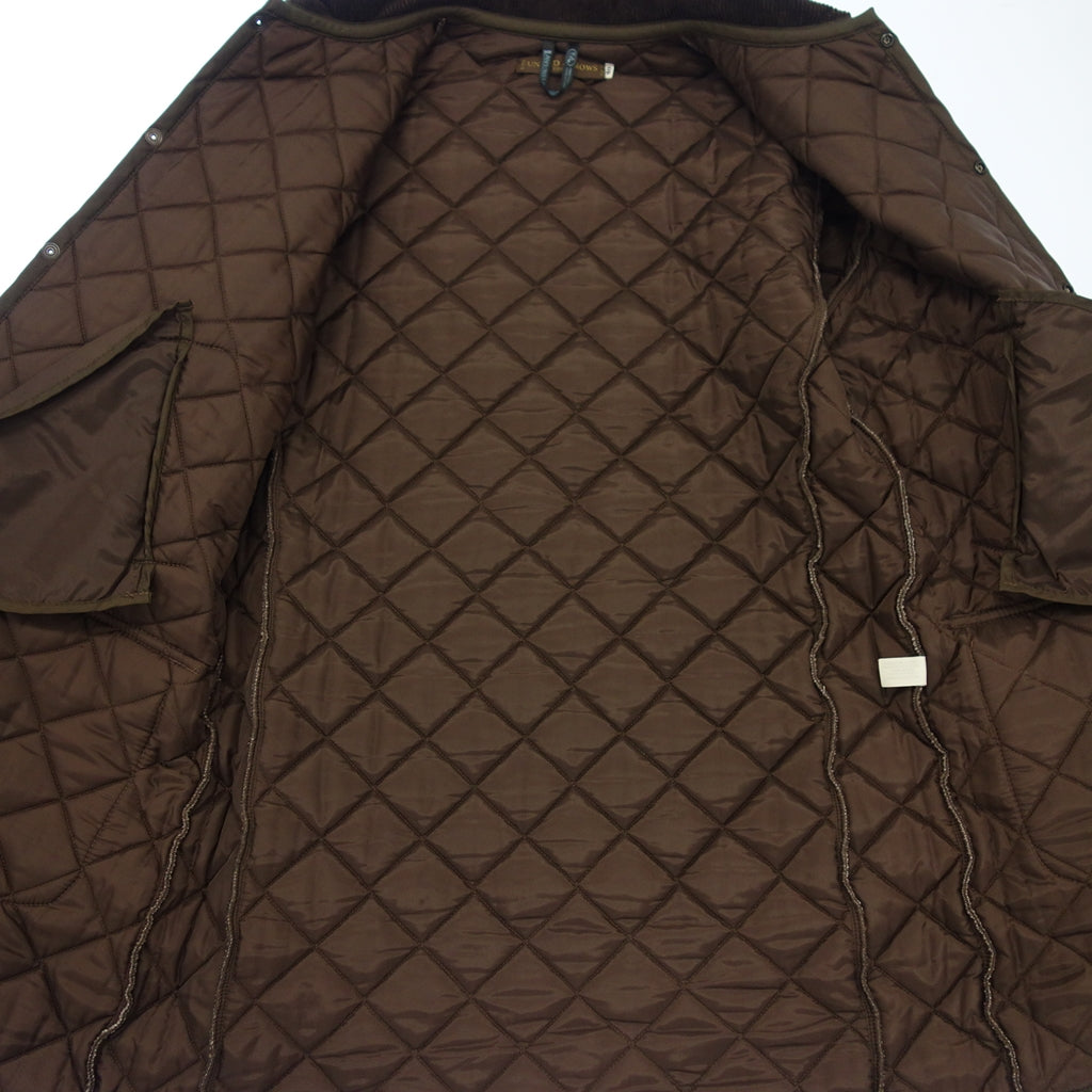 Good Condition◆United Arrows LAVENHAM Quilted Coat Wool Men's Brown Size 40 UNITED ARROWS LAVENHAM [AFA7] 