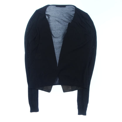 Used ◆ Balenciaga jacket see-through leather switching ladies 40 black BALENCIAGA [AFB50] 