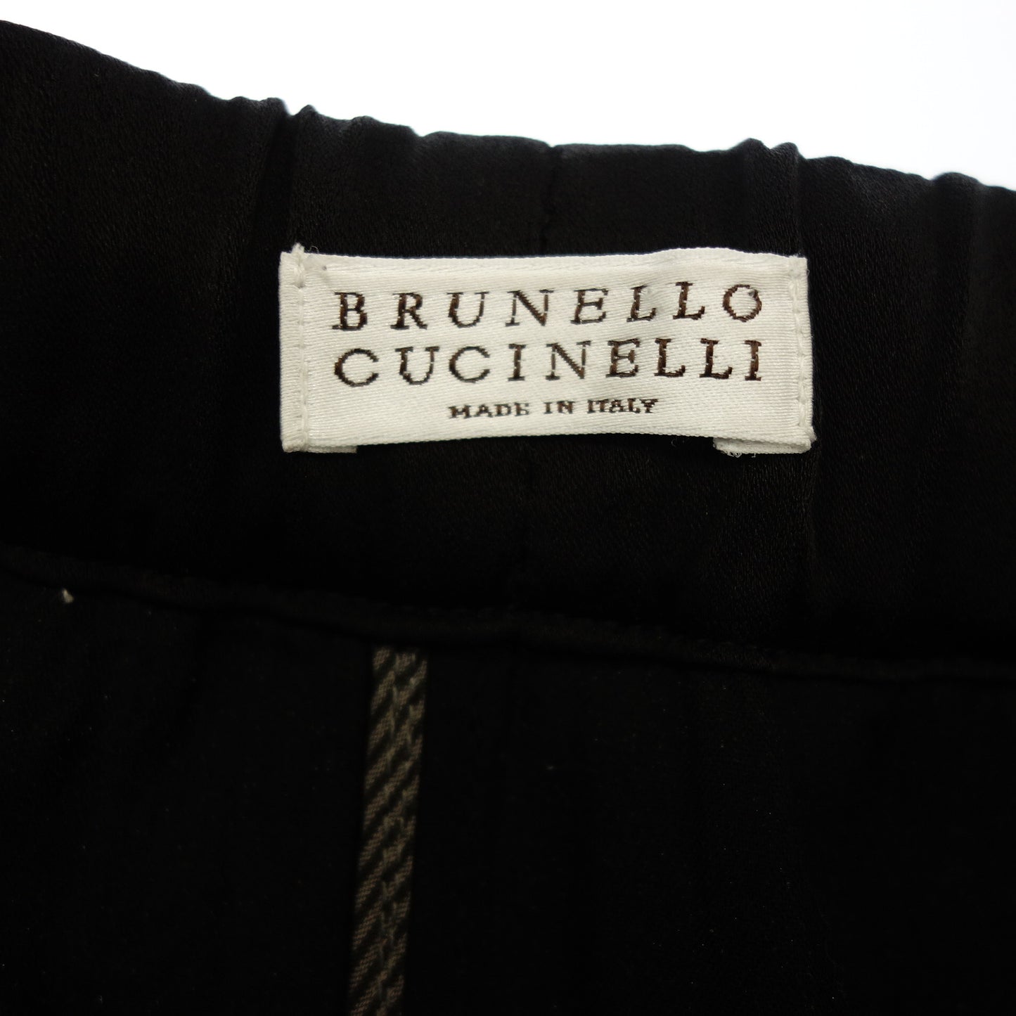 ブルネロクチネリ パンツ アセテート レディース 38 黒 BRUNELLO CUCINELLI【AFB18】【中古】