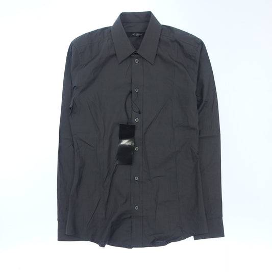 Givenchy Dress Shirt Long Sleeve Cotton Men's 38 Gray GIVENCHY [AFB11] [Used] 