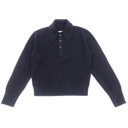 Good Condition◆Maison Margiela Polo Knit Sweater 21AW Men's Navy Size M S50HA1016 S17781 MAISON MARGIELA [AFB35] 