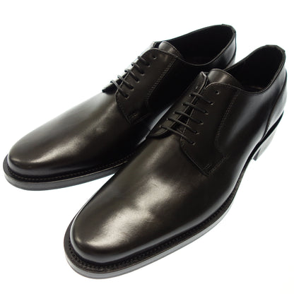 Very good condition ◆ Emporio Armani lace-up leather shoes plain toe men's size 42 black EMPORIO ARMANI [AFD1] 