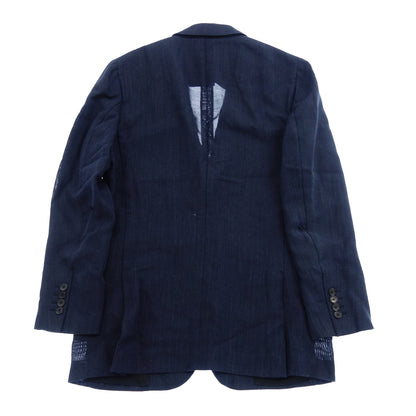 Used ◆Louis Vuitton 2B jacket mohair blend men's 50 navy LOUIS VUITTON [AFB7] 