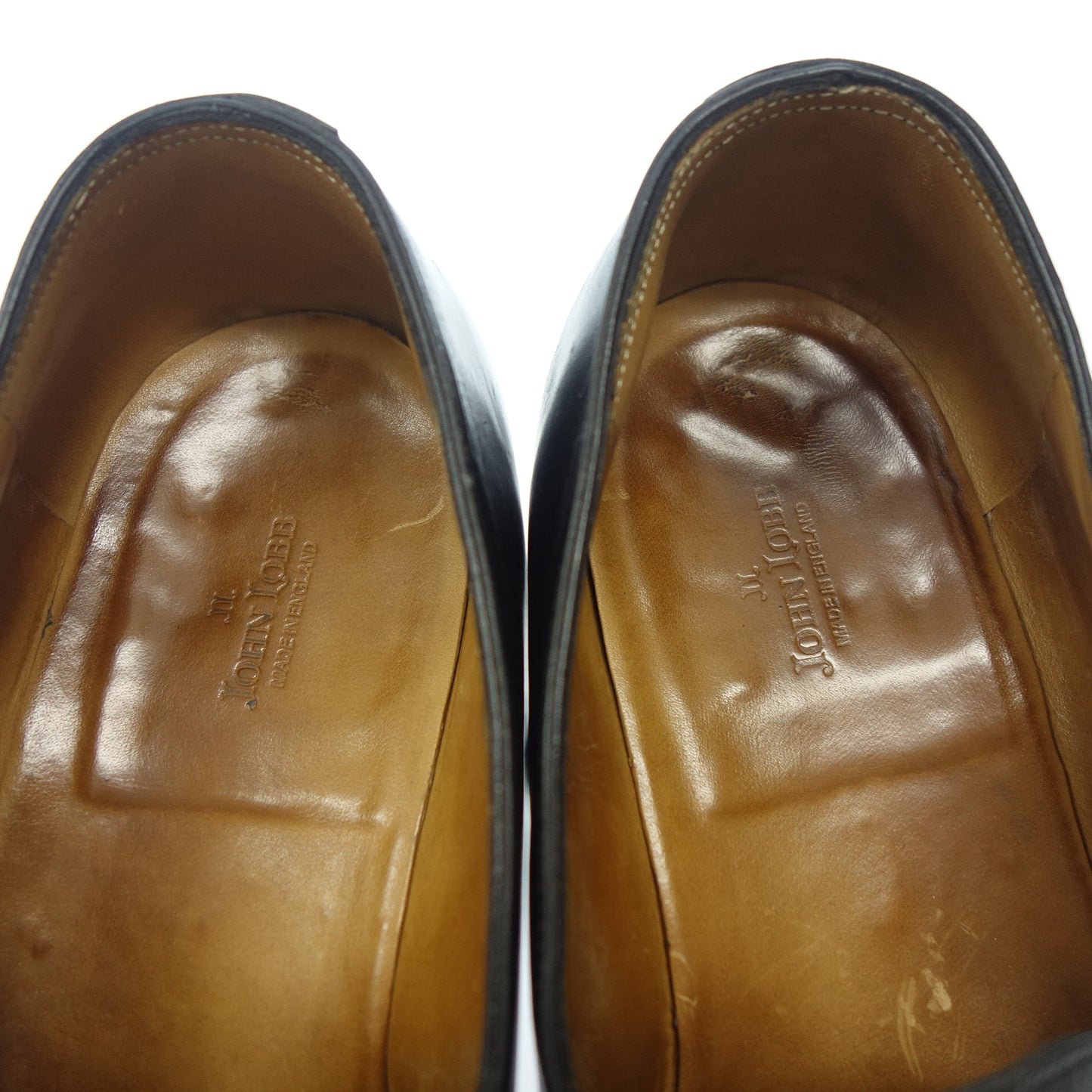 ジョンロブ コインローファー ロペス メンズ ブラック 8E JOHN LOBB【AFC23】【中古】