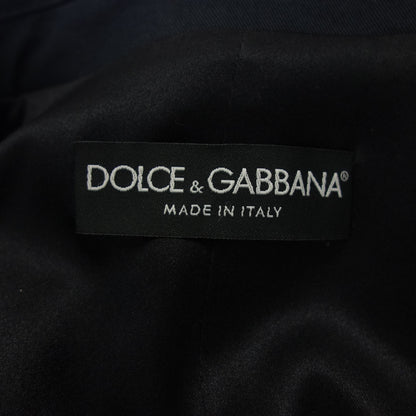 ドルチェ&ガッバーナ 2Bジャケット コットン レディース 40 ネイビー系 DOLCE & GABBANA【AFB12】【中古】