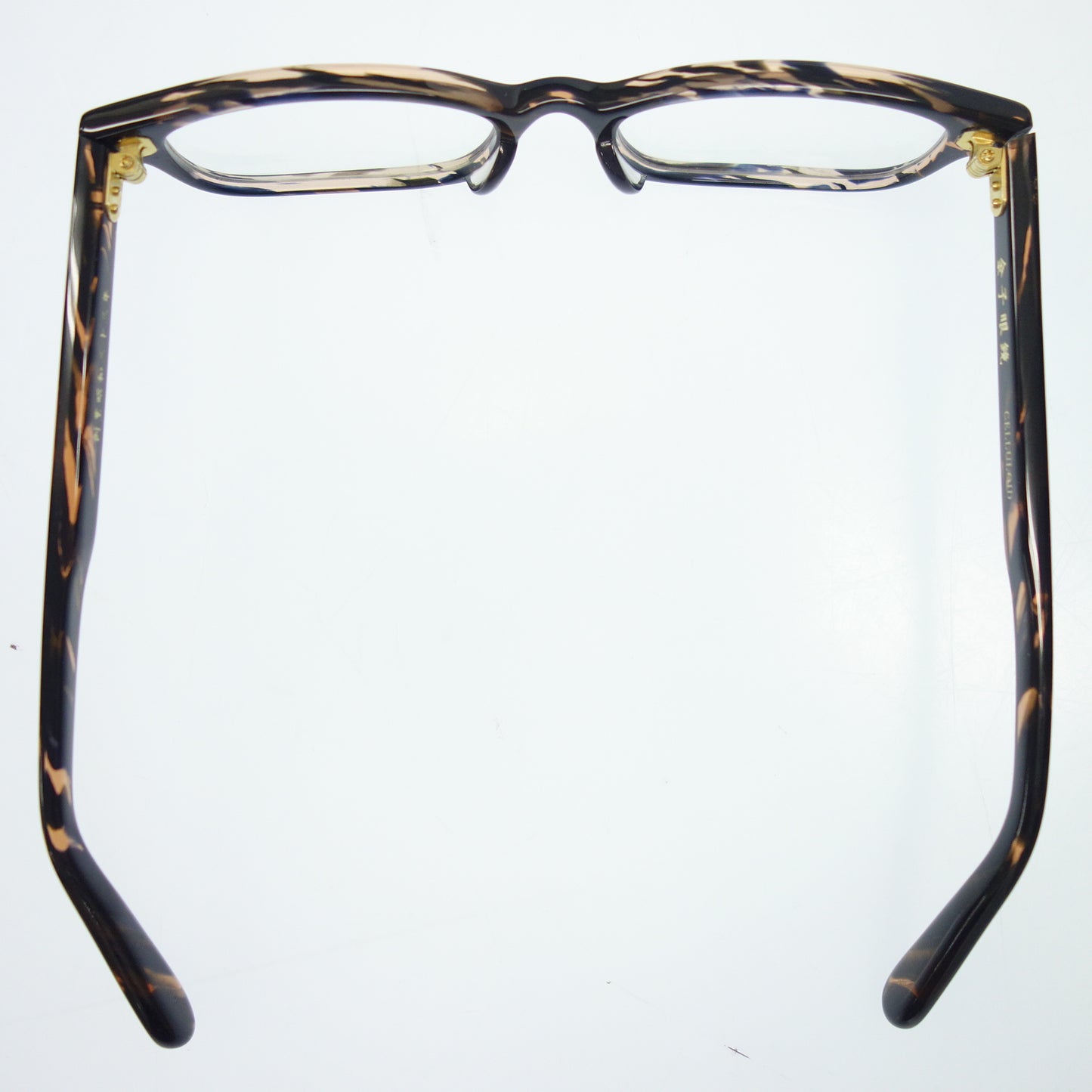 Good condition◆Kaneko Glasses Glasses KC-02 Celluloid Brown with case Prescription [AFI7] 