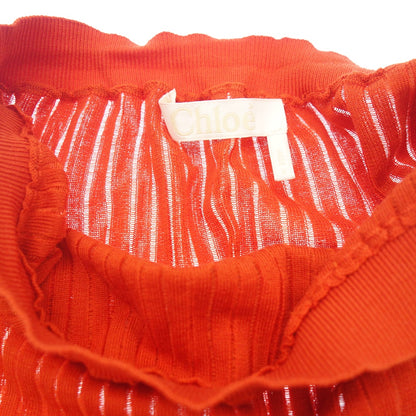 Very good condition◆Chloé Maxi Knit Skirt Women's Orange Size S CHC22UMR50520834S Chloé [AFB32] 