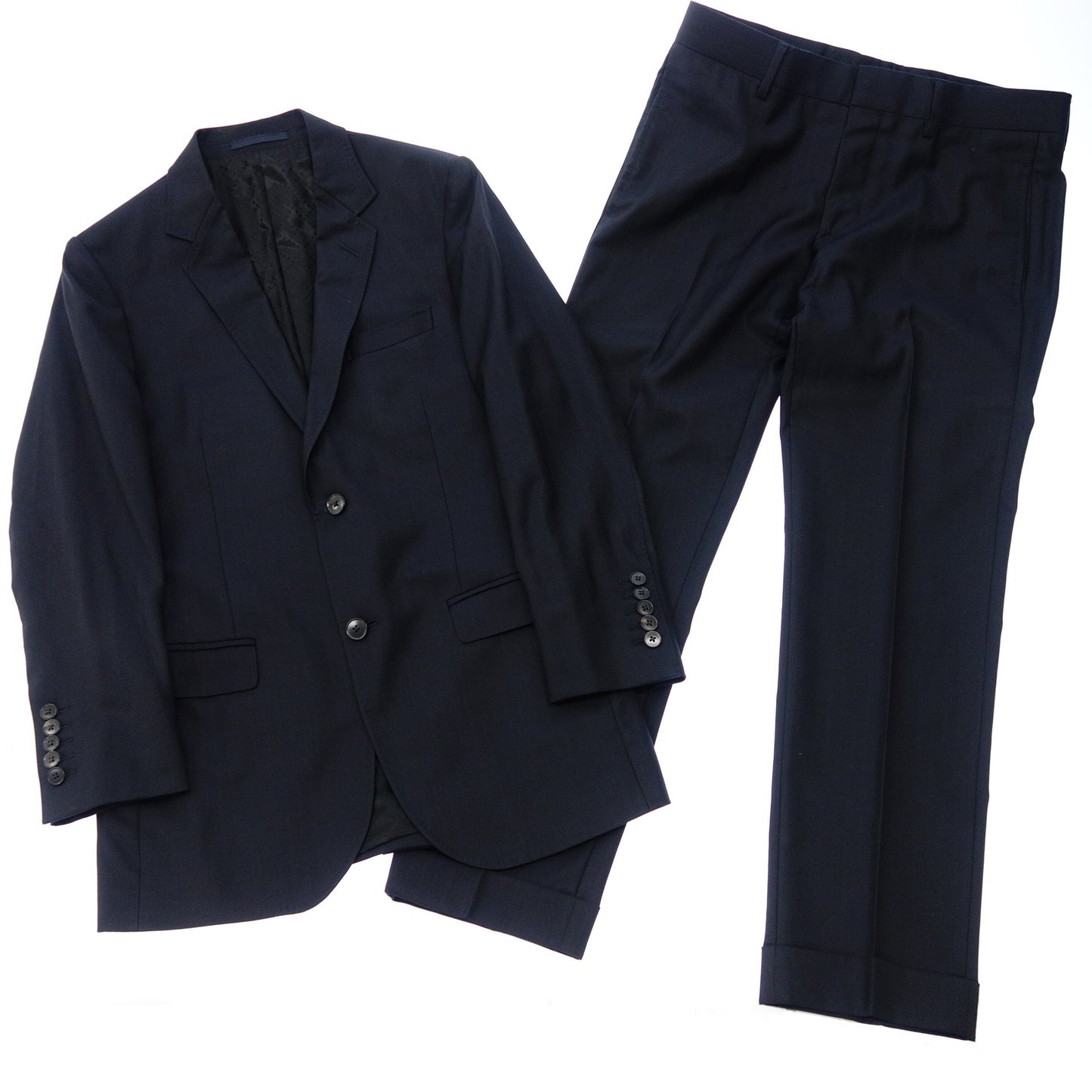 Used ◆ Gucci Suit Setup 2B Jacket Wool Dark Navy 244547 46 Men's GUCCI [AFA8] 