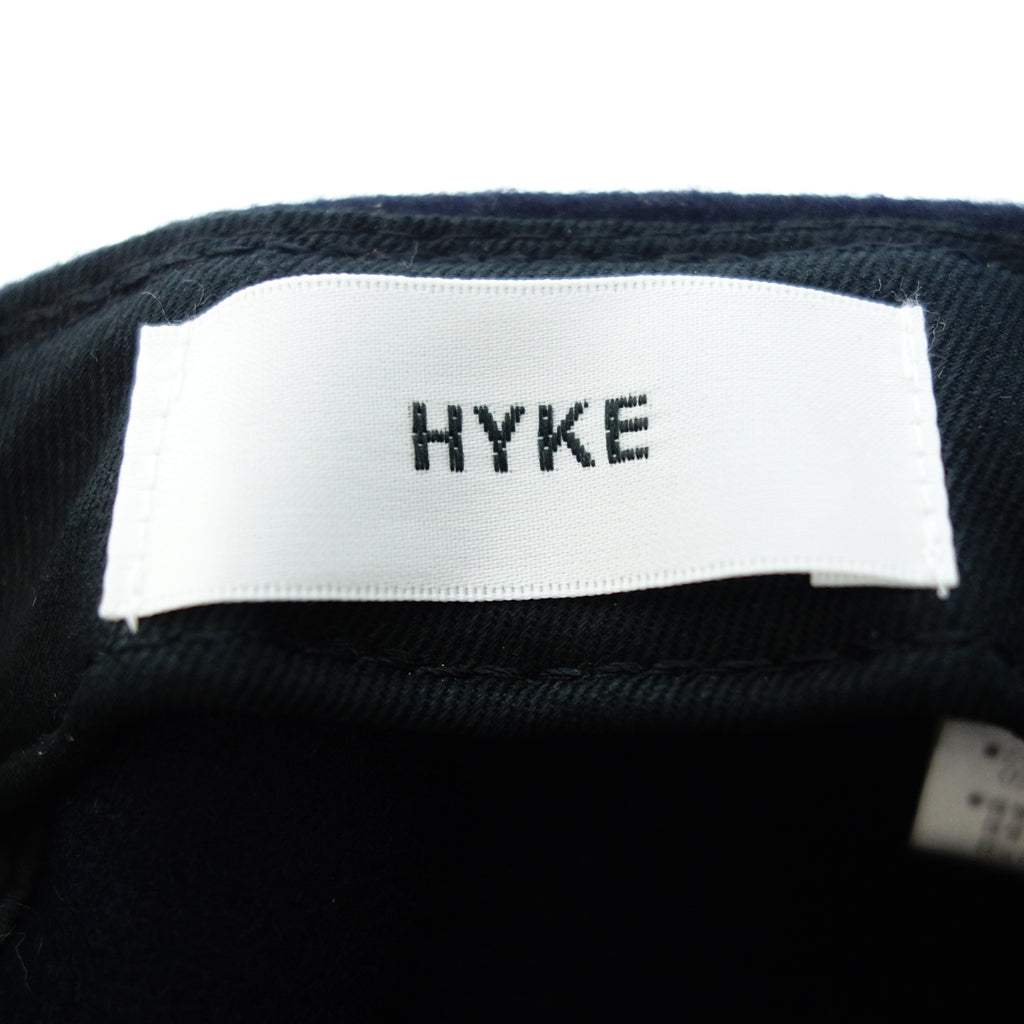 Good Condition◆HYKE New Era Cap 6 Panel Wool Men's Navy Size 56.8cm HYKE × NEWERA [AFI20] 