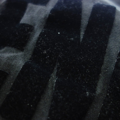 二手 ◆芬迪短袖 T 恤裁剪和缝制正面徽标水貂男式黑色尺寸 XS FENDI [AFB19] 