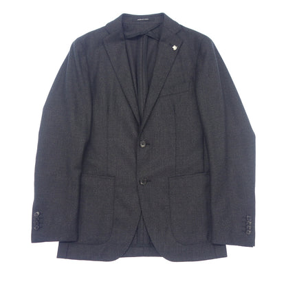 Good condition ◆ TAGLIATORE Tailored Jacket Single Wool Cashmere 1SGG22K Men's Size 44 Gray TAGLIATORE [AFB5] 