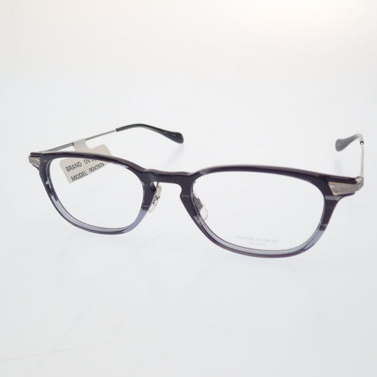 Like new ◆Oliver Peoples glasses Date glasses Hadley case included Black x Silver OLIVER PEOPLES [AFI10] 