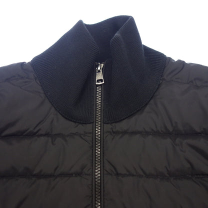Good Condition◆Moncler Cardigan Knit Switch Down Men's Size M Black MONCLER CARDIGAN TRICOT [AFB45] 
