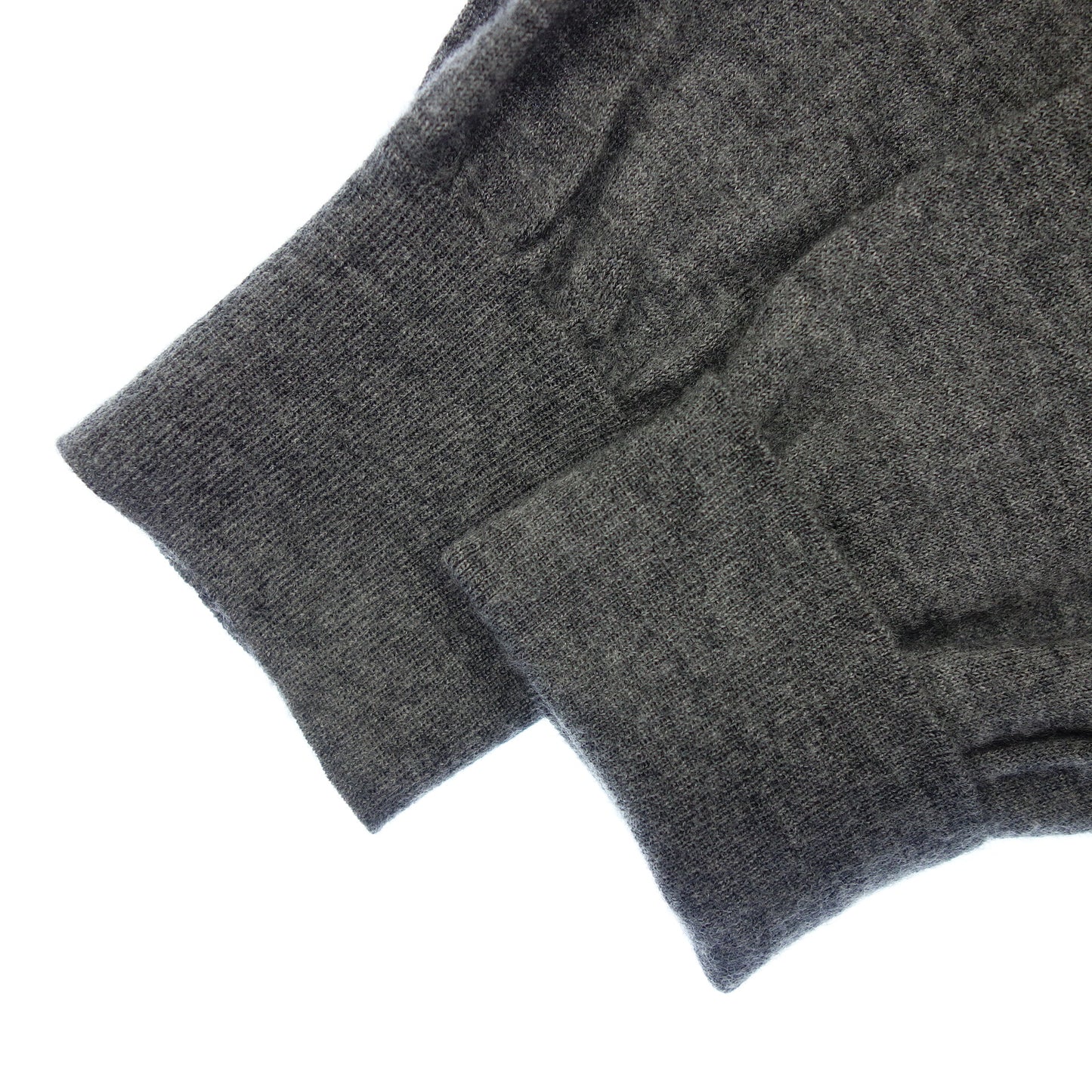 Good Condition◆Hermes Knit Sweater Turtleneck Cashmere 100 Men's Gray Size XL HERMES [AFB53] 