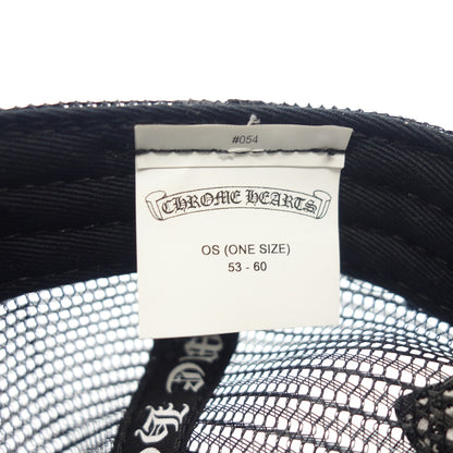 Good Condition◆Chrome Hearts Trucker Cap Mesh Black ONE Size Chrome Hearts [AFI20] 