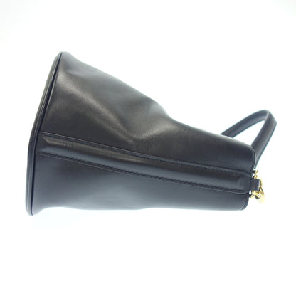 Good Condition◆CELINE 2WAY Shoulder Bag Teen Bucket 16 Leather Black S-MP-4211 CELINE [AFE11] 