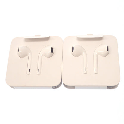 新品同様◆Apple iPhone EarPods イヤホン ライトニング 純正 2個セット【AFI10】