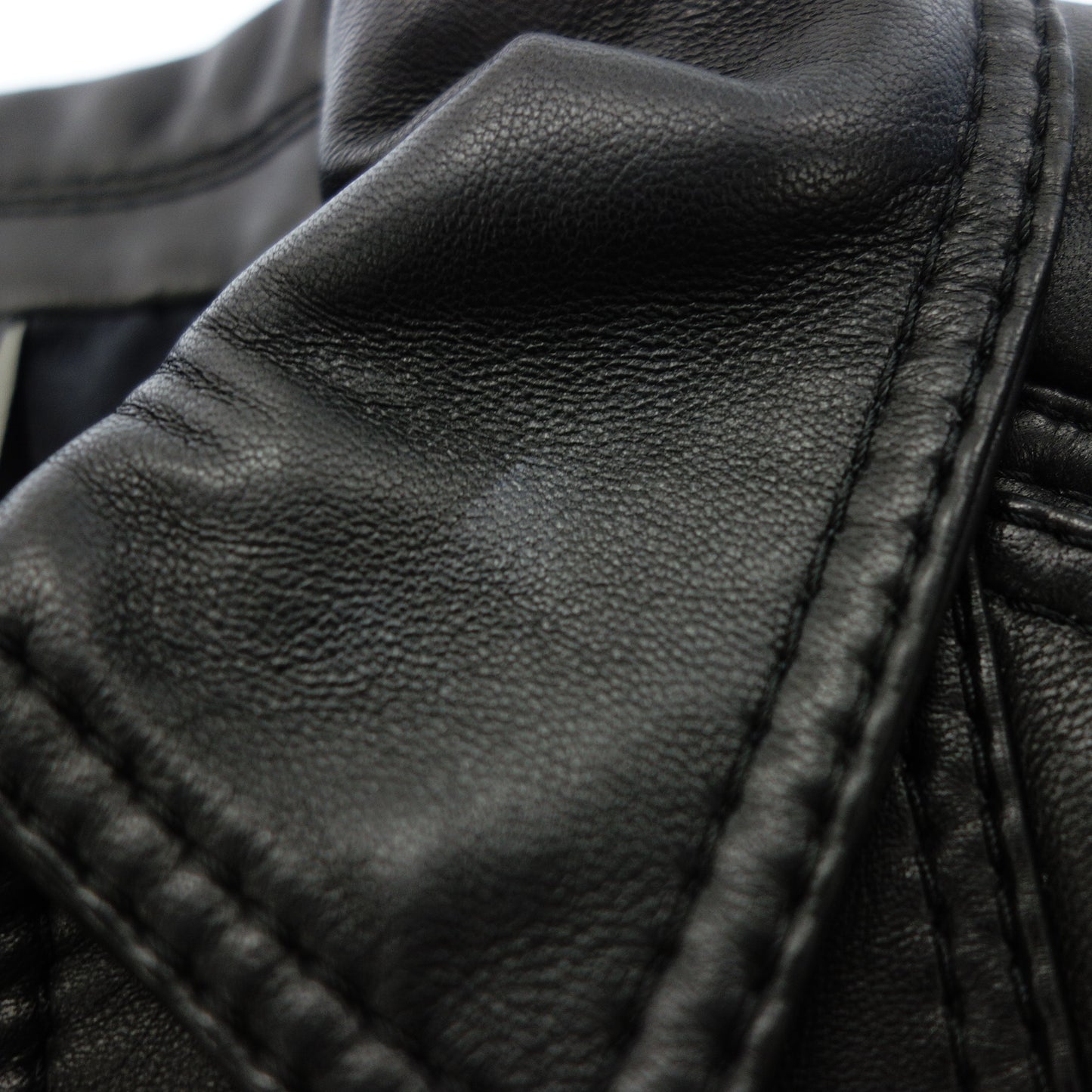 状况非常好◆Dior Homme 单骑手夹克袖子分离小羊皮尺寸 38 法国制造男士黑色 Dior homme [AFG1] 