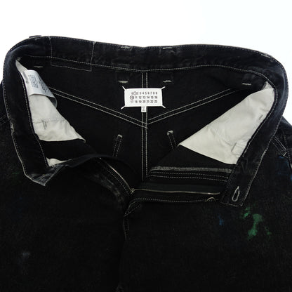 Maison Margiela Denim Pants Paint S50LA0204 Men's 32 Black Maison Margiela [AFB22] [Used] 