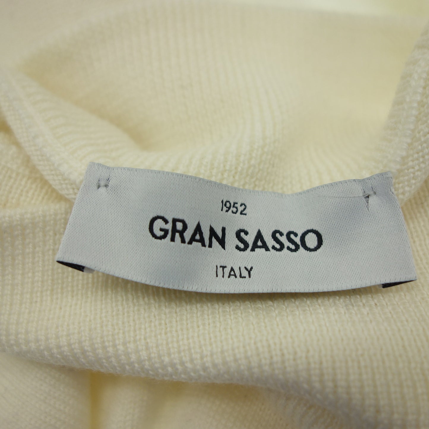 Gran Sasso 毛衣针织高领男士白色 50 Gran Sasso [AFB42] [二手] 