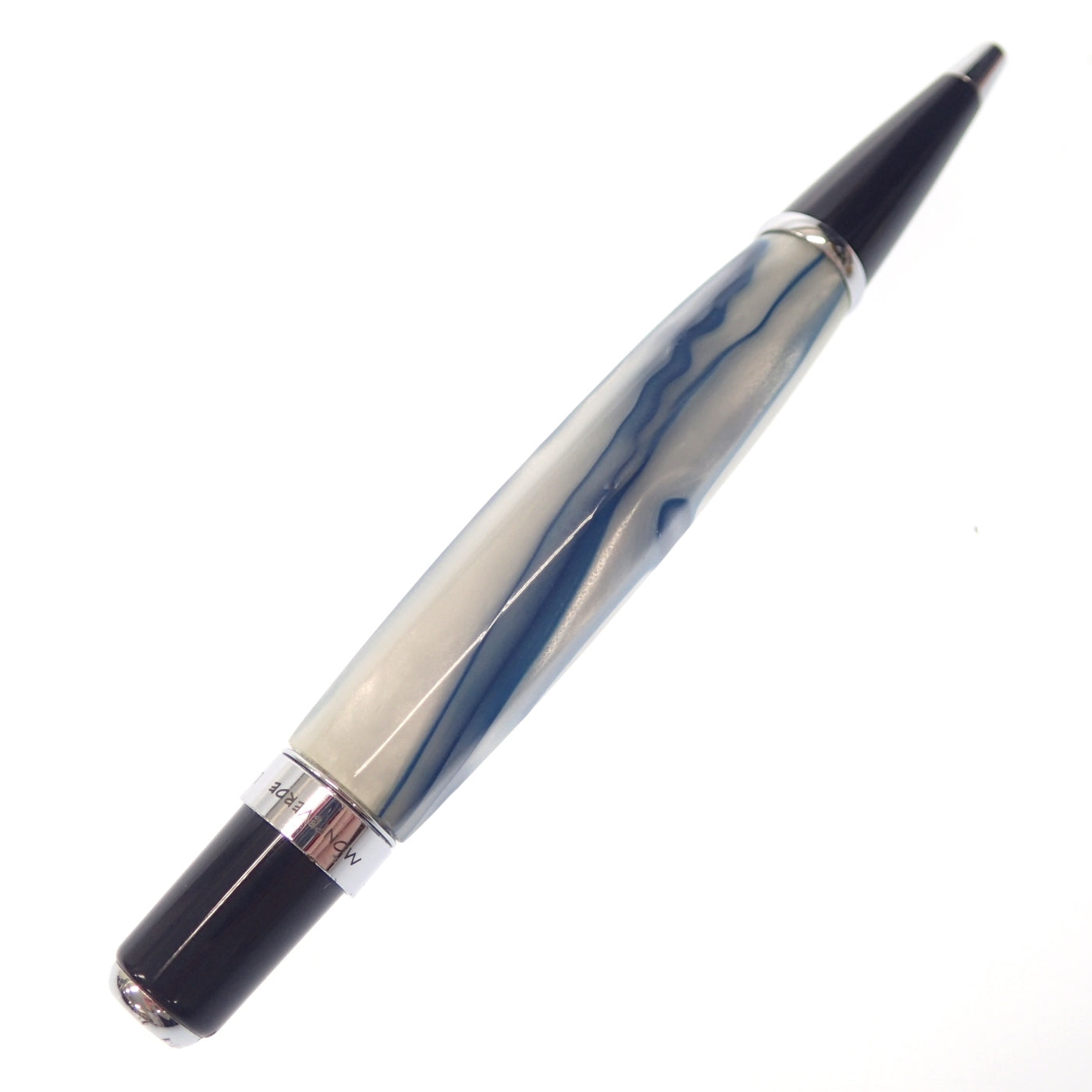 Monteverde Charisma Ballpoint Pen Twist Marble White x Blue MONTEVERDE [AFI17] [Used] 