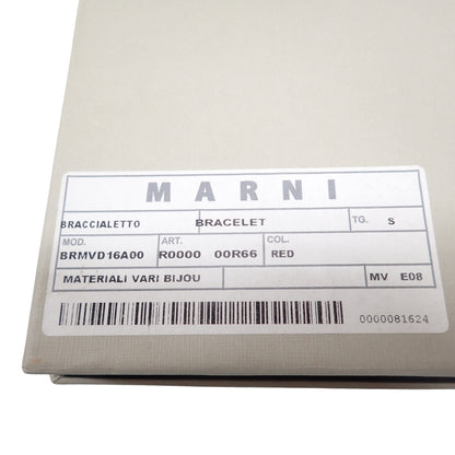 状况良好◆ Marni 项链木银金属零件棕色 MARNI [AFI7] 