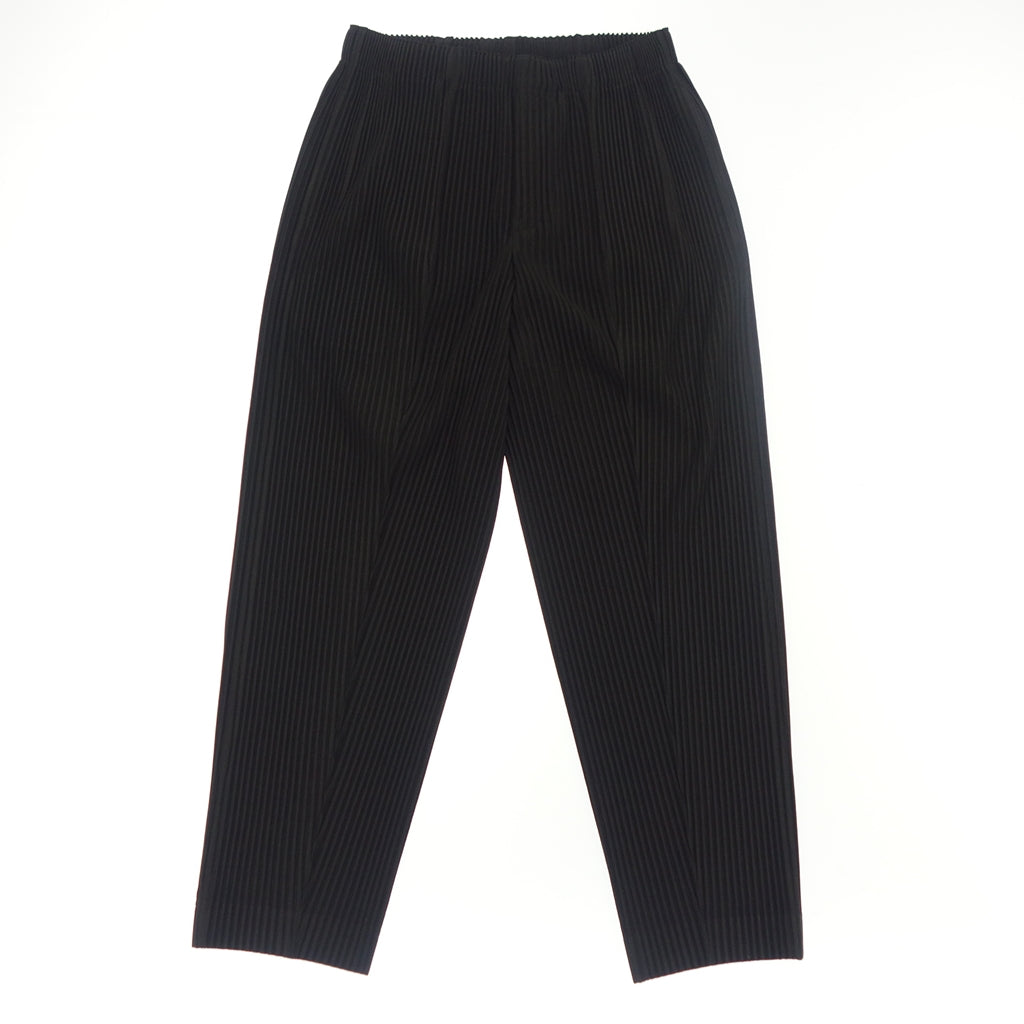 Very good condition◆Issey Miyake Homme Plisse Pants Pleated Pants Men's Black Size 2 HOMME PLISSE ISSEY MIYAKE [AFB4] 