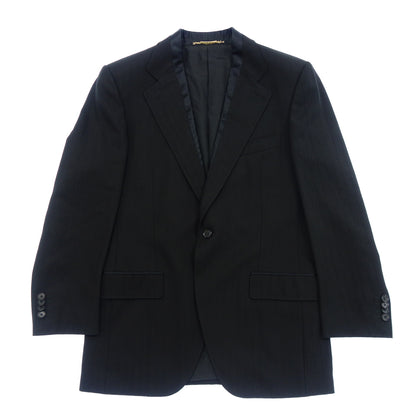 Very good condition◆Dolce &amp; Gabbana Tailored Jacket Single 1B Stripe Men's Black Size 48 DOLCE&amp;GABBANA [AFB19] 