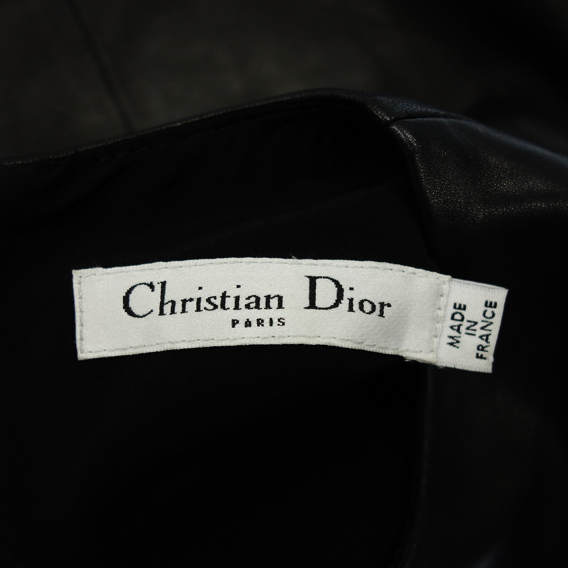 クリスチャンディオール ラムレザー チュニック レディース ブラック 40 Christian Dior【AFG1】【中古】 – ストックラボ  オンライン｜ブランドヴィンテージ