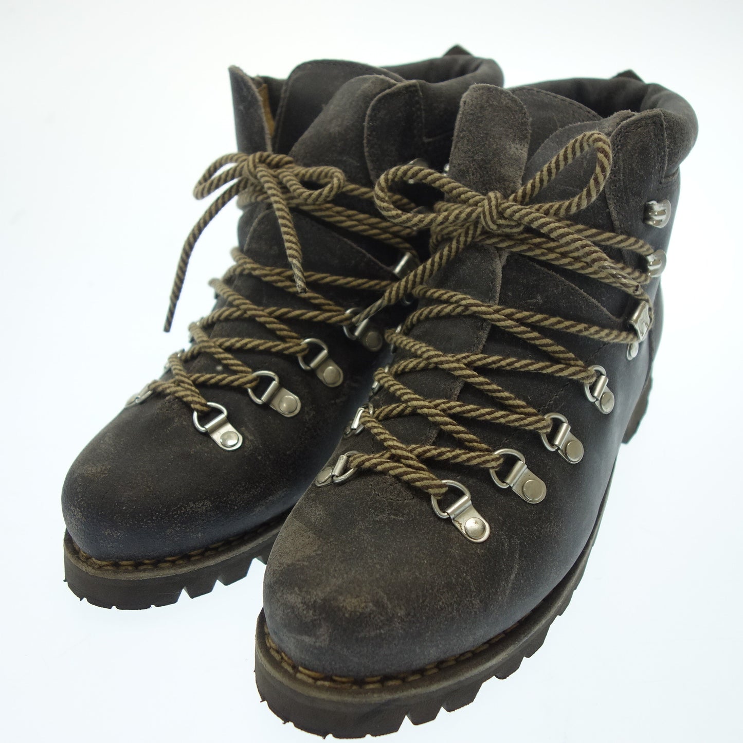 Very good condition ◆ Paraboots lace-up trekking shoes Avoriaz Men's Gray UK8 PARABOOT AVORIAZ [LA] 