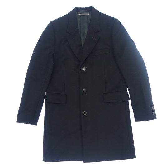 Good Condition◆Paul Smith Chester Coat PM-SL-63362 100% Wool Men's Size L Black Paul Smith [AFA1] 