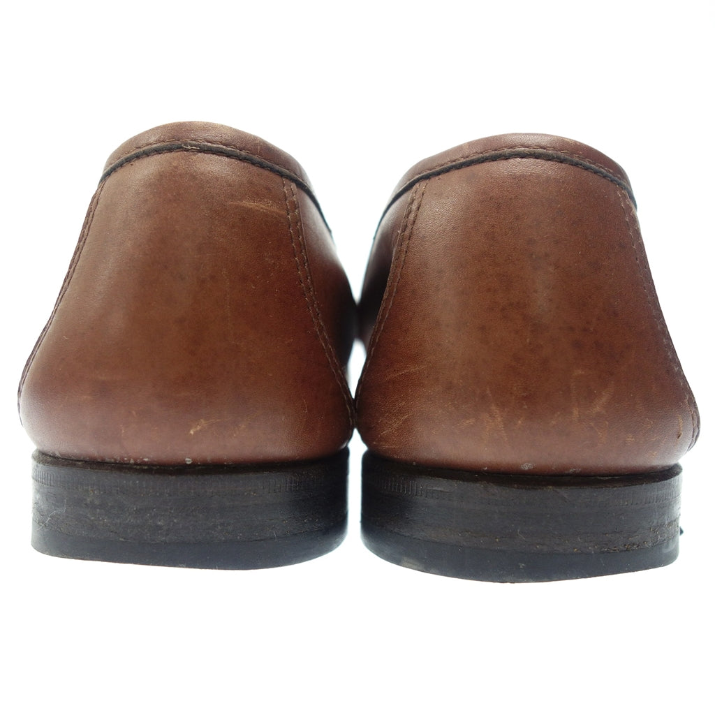 二手 ◆Salvatore Ferragamo 皮鞋乐福鞋皮带棕色男式尺寸 8.5 Salvatore Ferragamo [AFC48] 