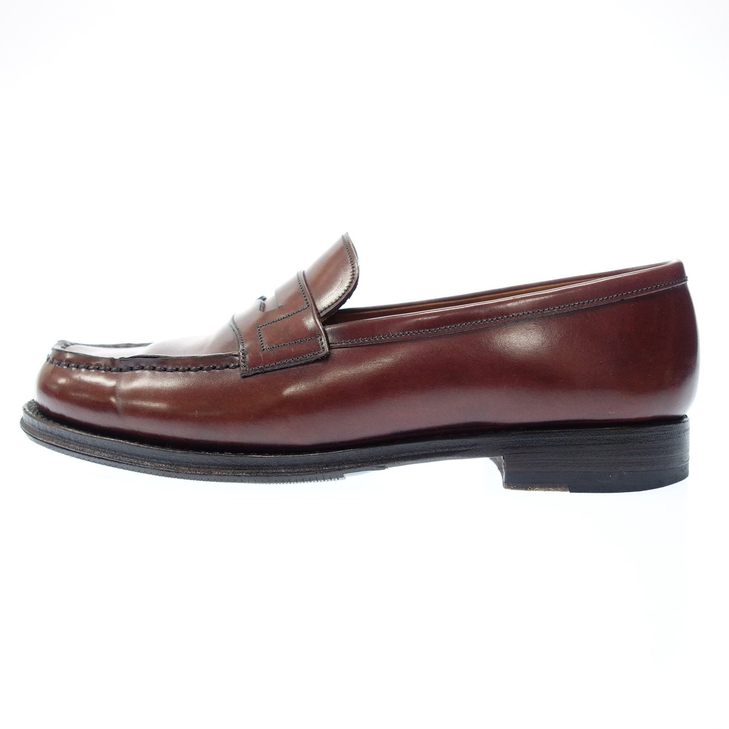 Good condition◆Jalan Sriwijaya Leather Loafer Cordovan Men's Size 6 Red Jalan Sriwijaya [AFC13] 