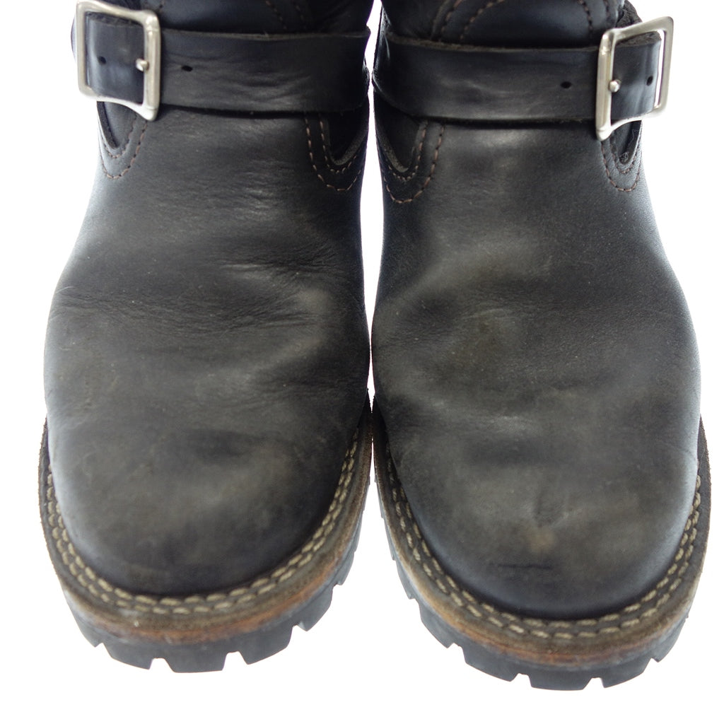 Used ◆Wesco leather shoes engineer boots men's black size unknown WESCO [AFC46] 