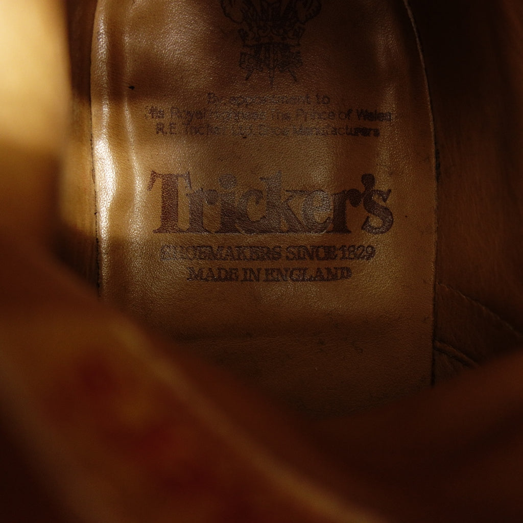 状况良好◆Tricker's 皮鞋乡村靴子 M5634 STOW 男士棕色 UK7.5 Tricker's [LA] 