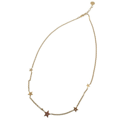 Good condition◆Dior necklace gold star DIOR [AFI12] 