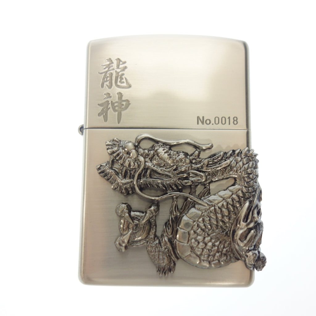 中古◆ジッポー 龍神 シルバー No.0018 2007年製 ZIPPO【AFI13】