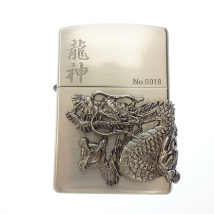 中古◆ジッポー 龍神 シルバー No.0018 2007年製 ZIPPO【AFI13】