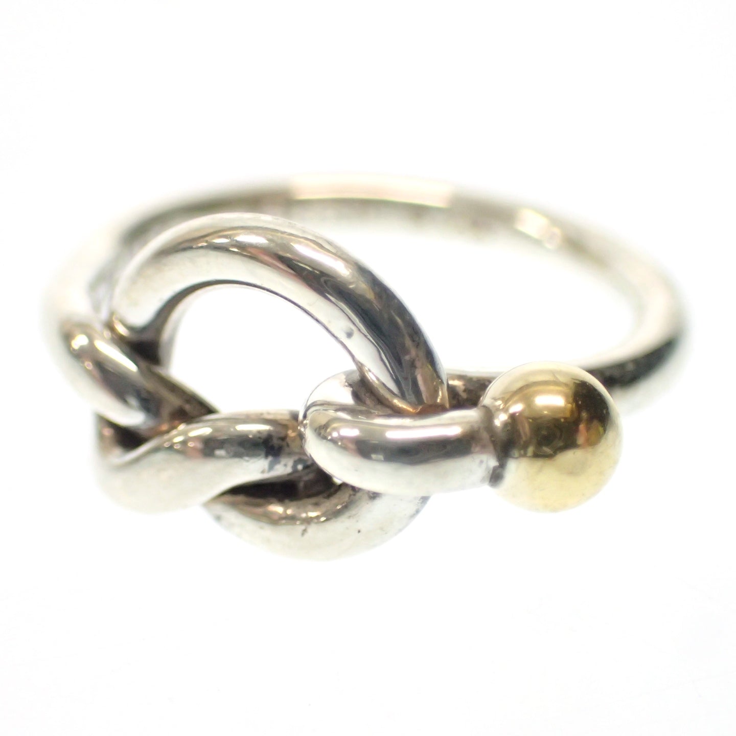 Beautiful item◆Tiffany Hook &amp; Eye Love Knot Ring Silver No. 8 Tiffany &amp; Co [LA] 