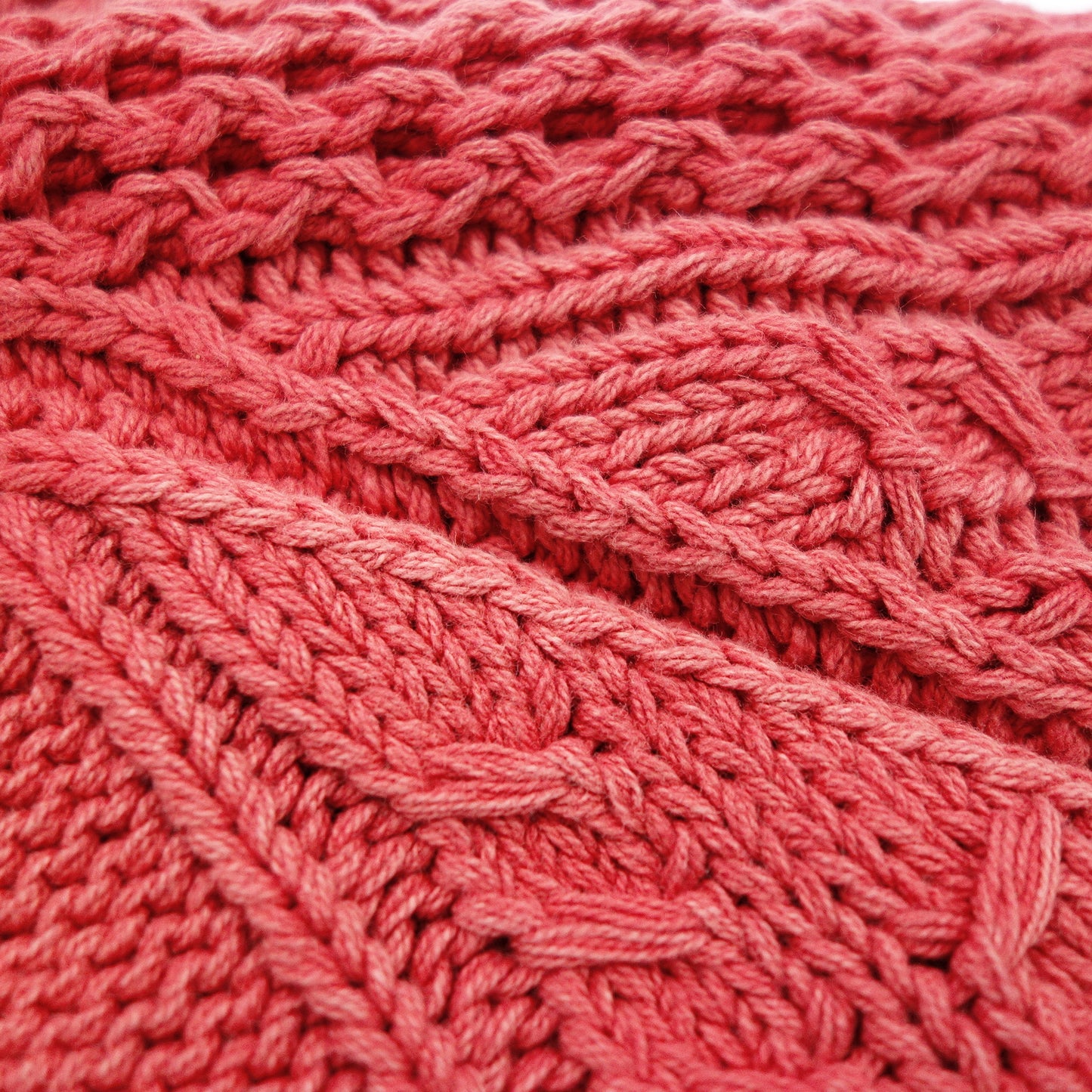 Polo Ralph Lauren Knit Aran Cotton Men's Red XL POLO RALPH LAUREN [AFB3] [Used] 