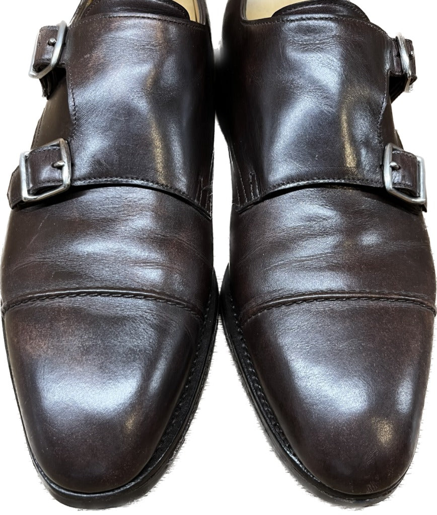Used ◆John Lobb Leather Shoes Double Monk William UK6D Brown JOHN LOBB 