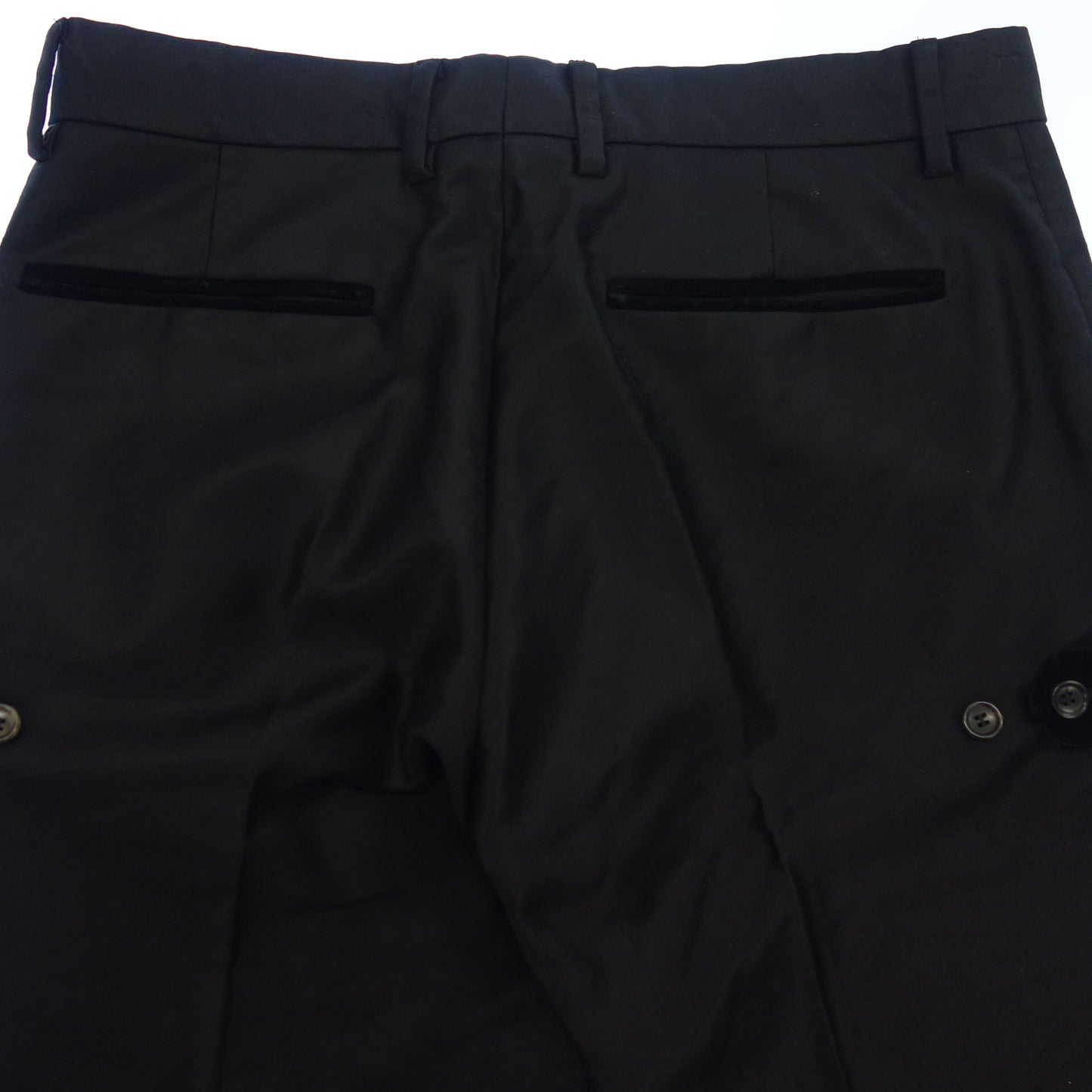 Used ◆Louis Vuitton Trousers Pants Black Size 40 Women's LOUIS VUITTON [AFB13] 